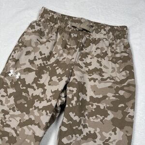 Under Armour Pants Mens Small Brown Camo Fleece Sweatpants Joggers Athletic